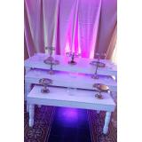 MESAS ESCALONADAS PARA EVENTOS 